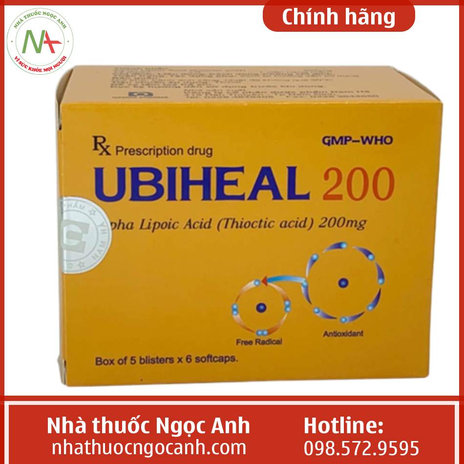 Hộp thuốc Ubiheal 200