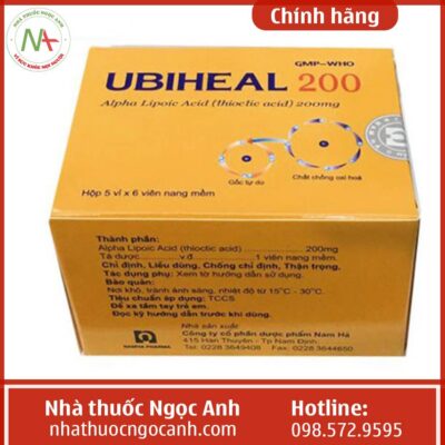 Hộp thuốc Ubiheal 200
