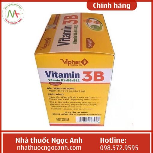 Thành phần Vitamin 3B Softgel Vinaphar