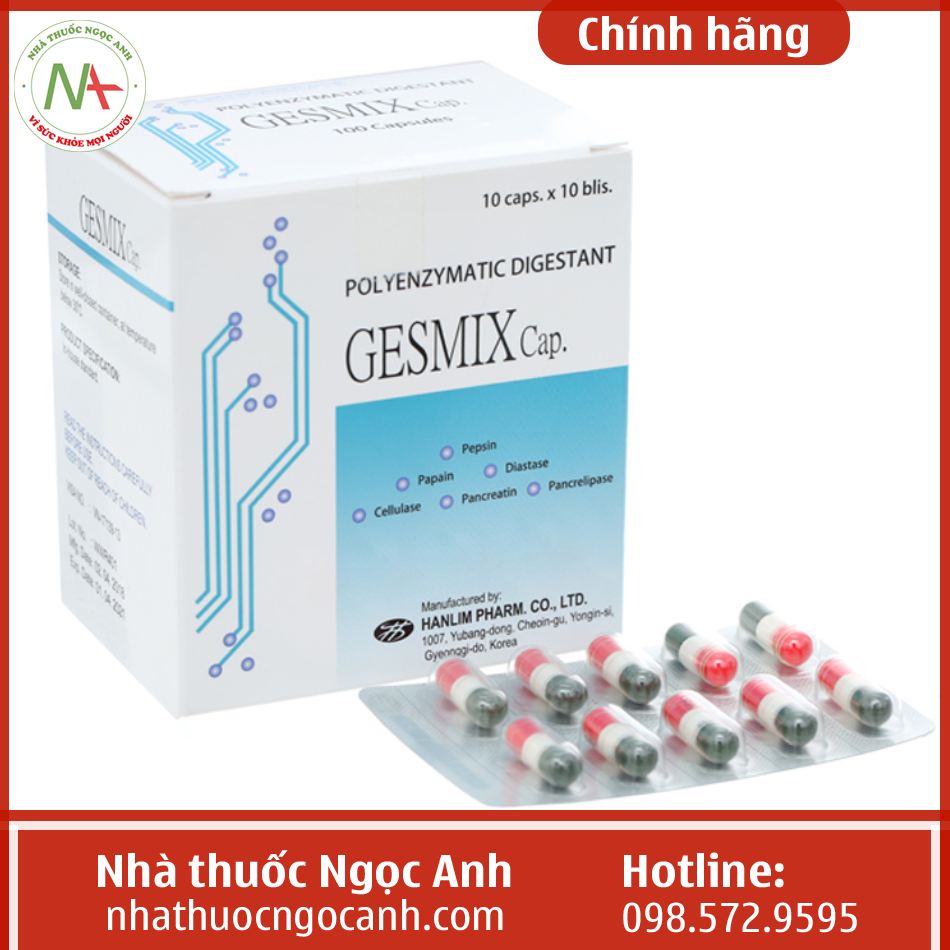 Thuốc Gesmix Cap là thuốc gì?