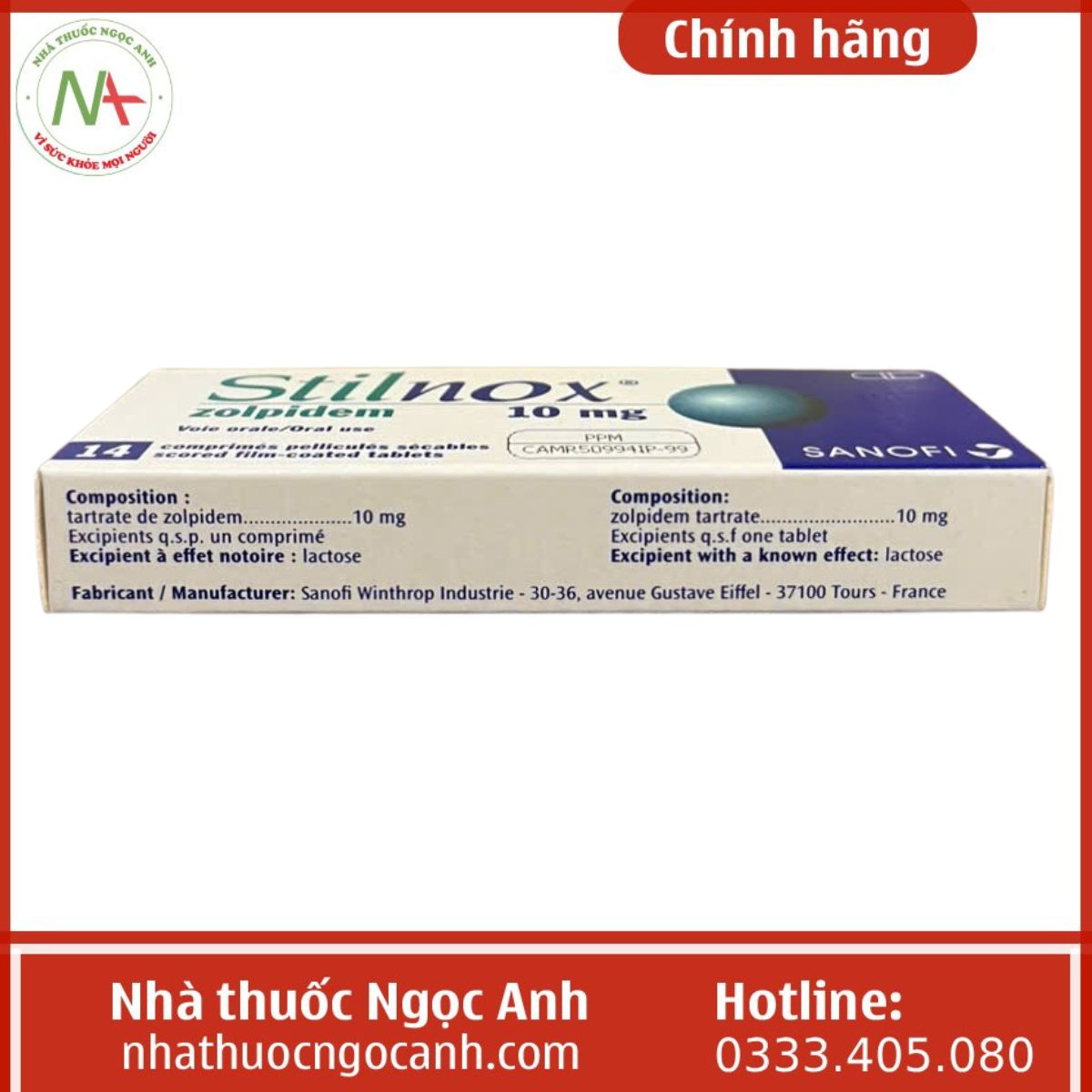 thuốc Stilnox 10mg