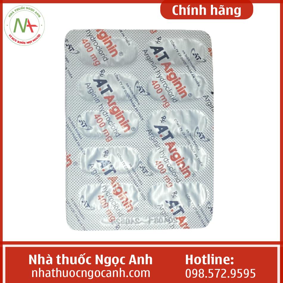 Mua thuốc A.T Arginin 400mg ở đâu