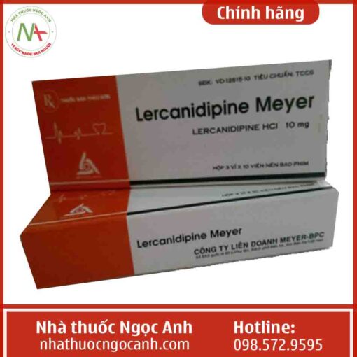 Hộp thuốc Lercanidipine Meyer
