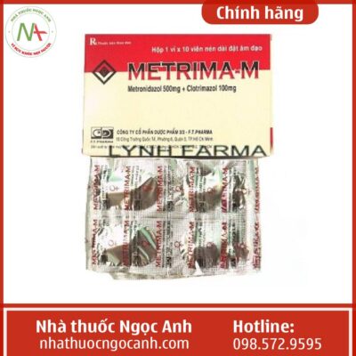 Liều dùng METRIMA-M (Viên nén dài đặt âm đạo)