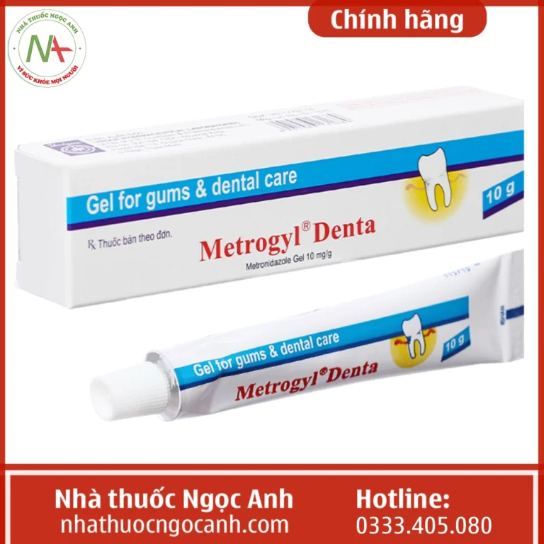 Hộp thuốc Metrogyl Denta 10g