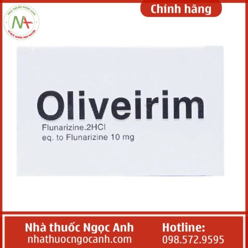 Giá bán OLIVEIRIM (Viên nén Flunarizin 10 mg)