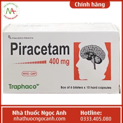 Hộp thuốc Piracetam 400mg Traphaco