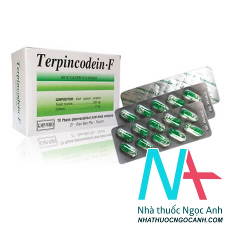 thuốc Terpincodein-F có tác dụng giảm ho, long đờm
