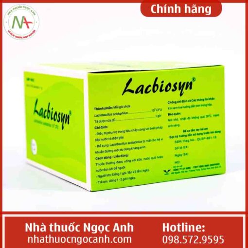 Hộp thuốc bột Lacbiosyn