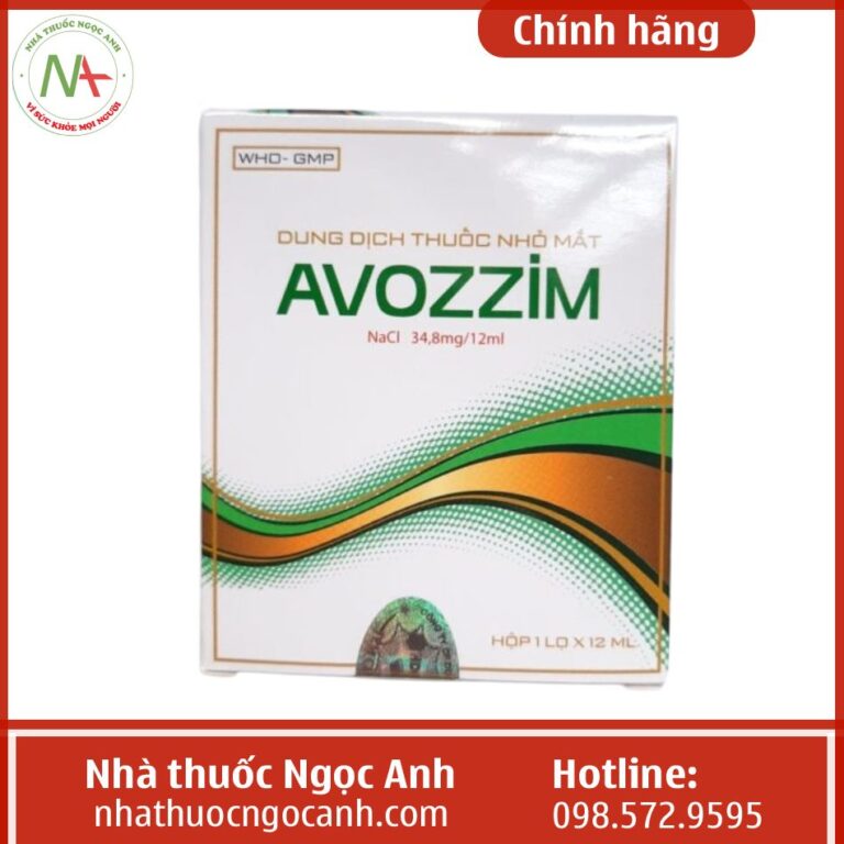 Hình ảnh Thuốc nhỏ mắt Avozzim