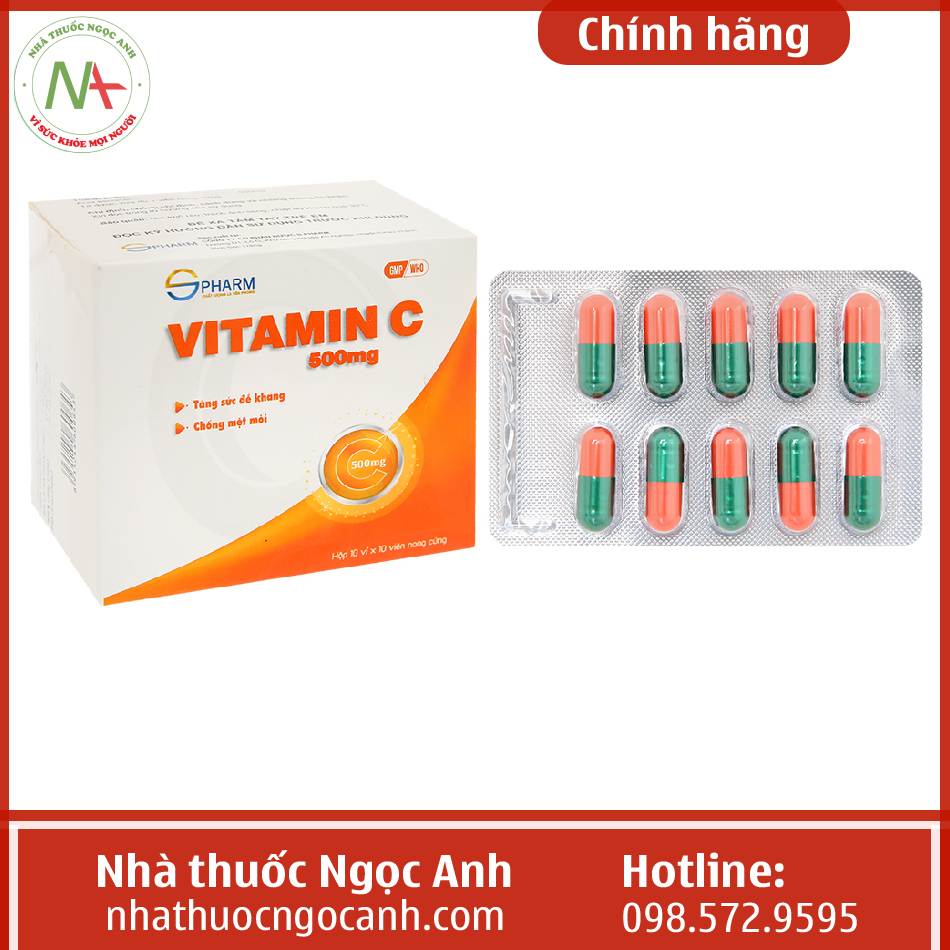 Hình ảnh Vitamin C 500 mg Spharm