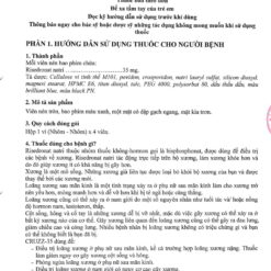 Hướng dẫn sử dụng thuốc Cruzz-35 trang 1