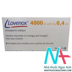 Hộp thuốc Lovenox 4.000 anti-Xa IU/0,4 ml
