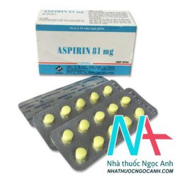 Hình ảnh thuốc aspirin 81mg