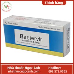 Hộp thuốc Baetervir 0.5mg