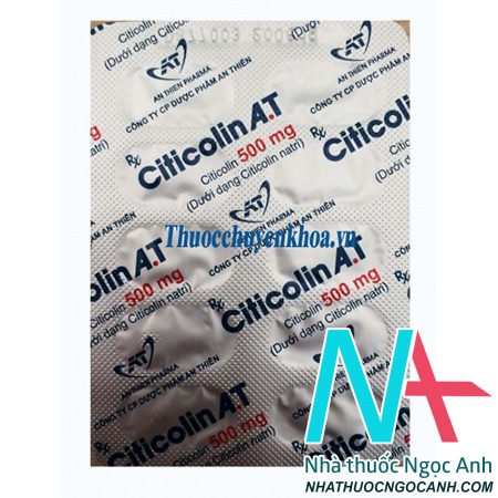 Citicolin A.T 500mg giá bao nhiêu