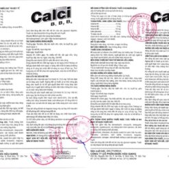 Hướng dẫn sử dụng thuốc Calci B1B2B6.