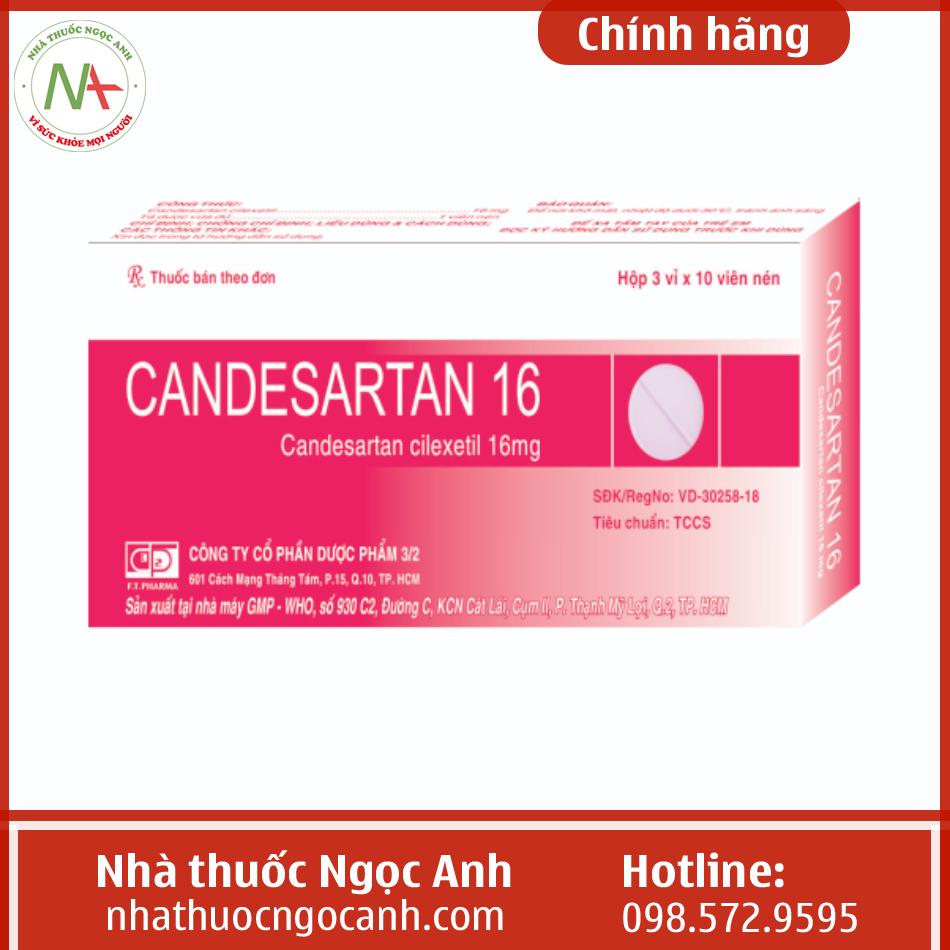 Candesartan 16mg là thuốc gì?