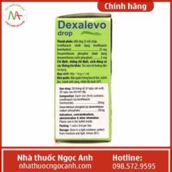 Hộp thuốc Dexalevo drop 5ml