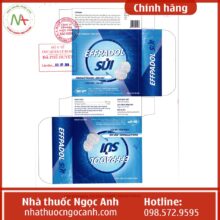 Nhãn thuốc Effpadol sủi