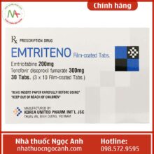Hộp thuốc Emtriteno Film-coated Tabs