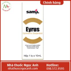 Công dụng Eyrus Ophthalmic Suspension