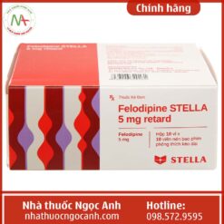 Hộp thuốc Felodipine Stella 5mg retard