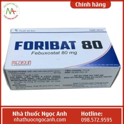 Hộp thuốc Foribat 80