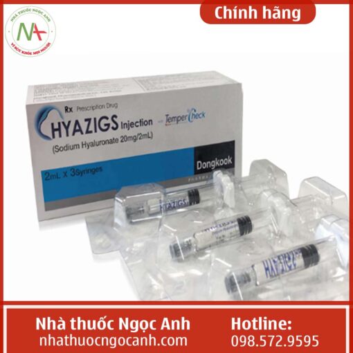 Hộp thuốc Hyazigs Injection 20mg/2ml