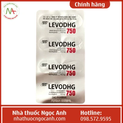 Vỉ thuốc LevoDHG 750