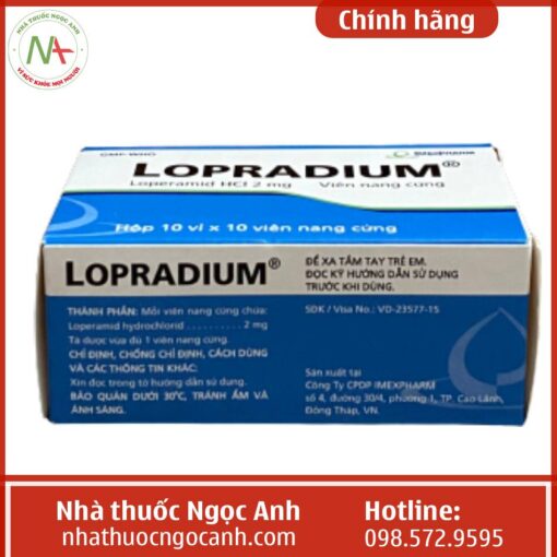 thuốc Lopradium 2mg