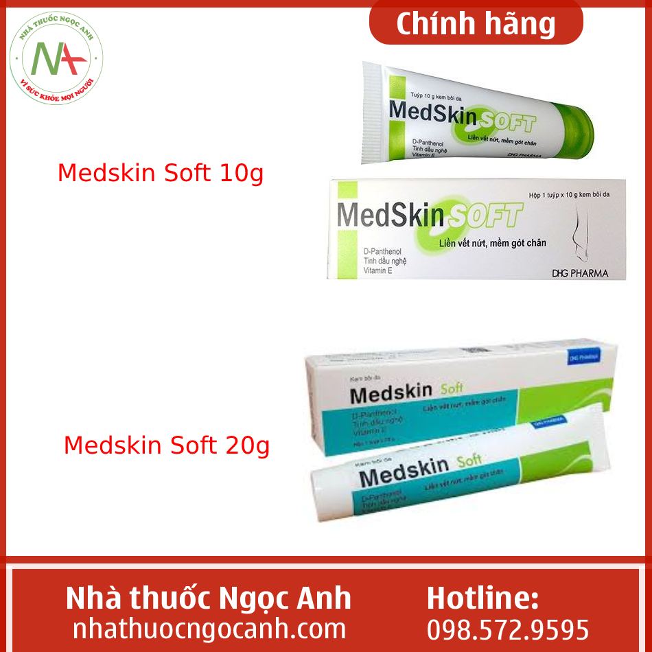 Medskin Soft 10g và Medskin Soft 20g