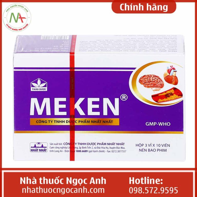 Hộp thuốc Meken Nhất Nhất