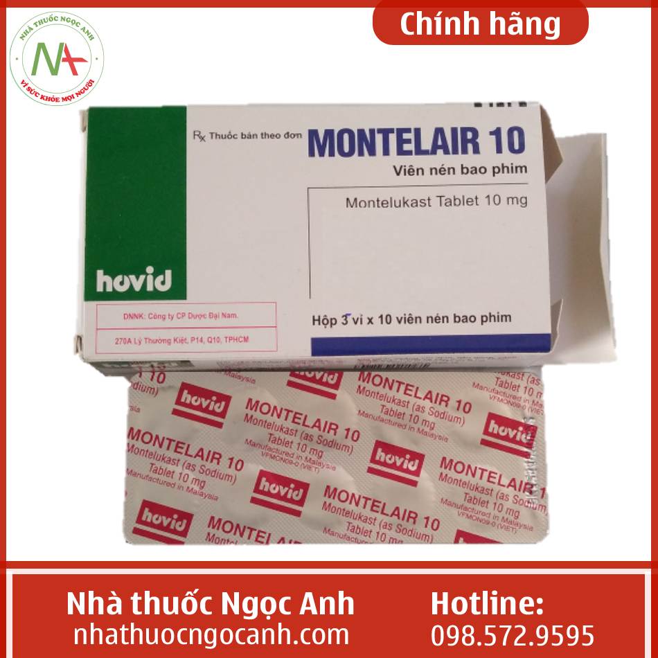 Thuốc Montelair 10 Tablet