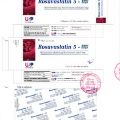 Nhãn thuốc Rosuvastatin 5-US
