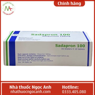 Hộp thuốc Sadapron 100
