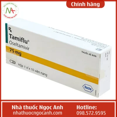 Hộp thuốc Tamiflu 75 mg