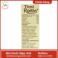 Hộp thuốc Timi Roitin Soft Cap.