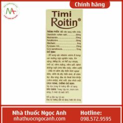 Hộp thuốc Timi Roitin Soft Cap.