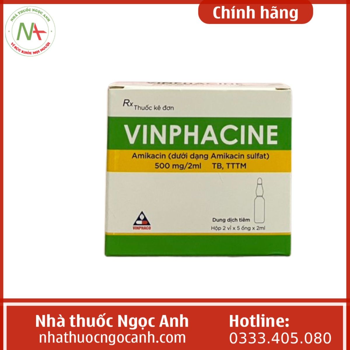 Vinphacine 500mg/2ml