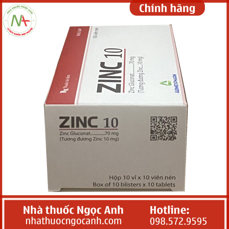Thuốc Zinc 10 Agimexpharm là thuốc gì, giá bao nhiêu, mua ở đâu