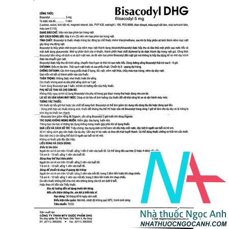 Bisacodyl DHG