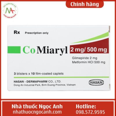 thuốc Comiaryl 2mg/500mg là thuốc gì?
