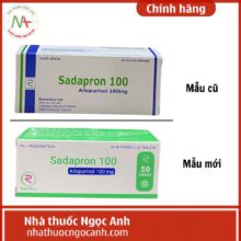 Sadapron 100 đổi mẫu nhãn