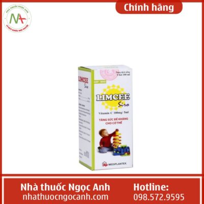 Chai dung dịch uống limcee