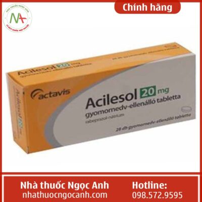 Công dụng thuốc Acilesol 20mg