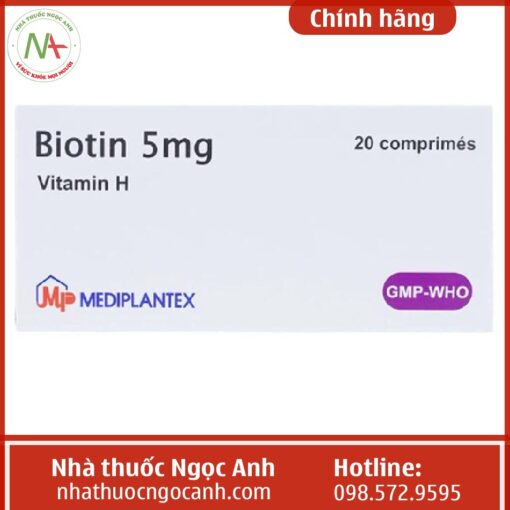 Công dụng thuốc Biotin Mediplantex