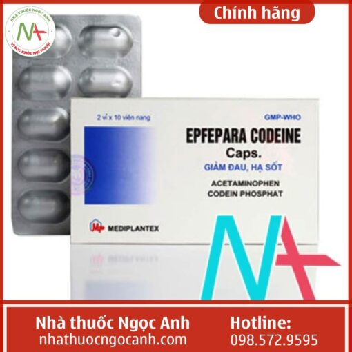 Tác dụng thuốc Epfepara Codeine