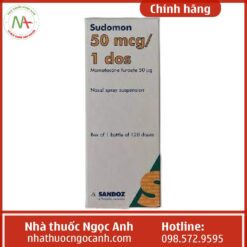Tác dụng thuốc Sudomon 50mcg/1dos
