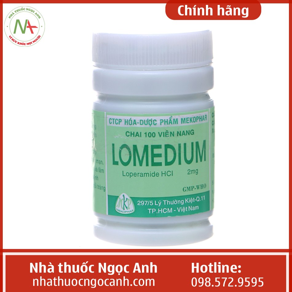 Thuốc Lomedium 2mg (lọ 100 viên) là thuốc gì?